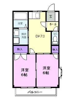 グリーティング【2階】の間取り