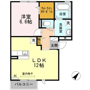 FORTRESS KEI【2階】の間取り