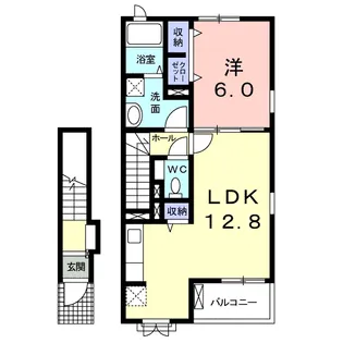 ノイ アロッジオ【2階】の間取り