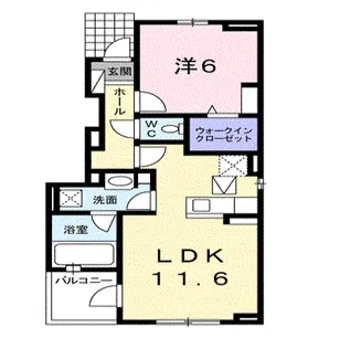 WINSTON C【1階】の間取り