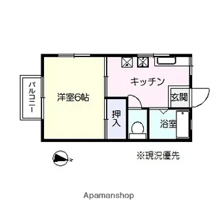 SKはうす【205号室】の間取り