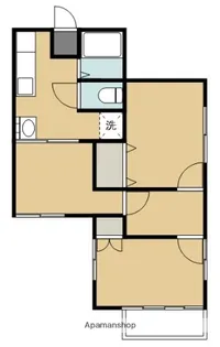 SKはうす【201号室】の間取り