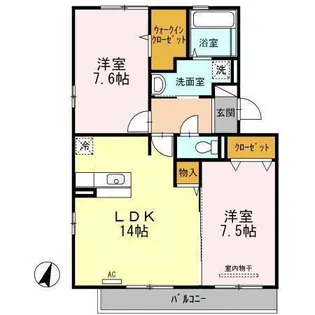 夢 もみじ【2階】の間取り