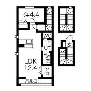 シンフォニー大場【3階】の間取り