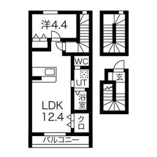 シンフォニー大場【3階】の間取り