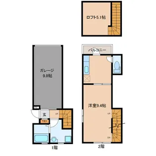 SHIOGAMA BASE【1階】の間取り