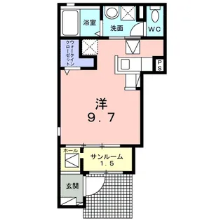 エスペランス【1階】の間取り