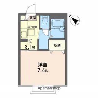 マーメゾンB【1階】の間取り