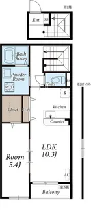 クレストⅡ【2階】の間取り