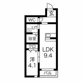 FORTUNA(フォルトゥナ)【1階】の間取り