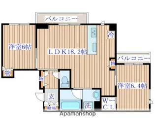 DI VALORE【2階】の間取り