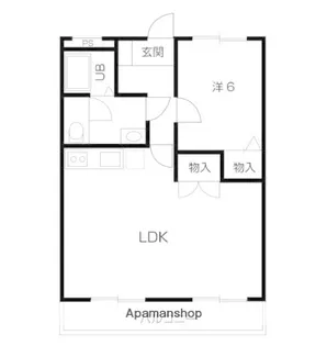 みのが丘アベニュー【1階】の間取り