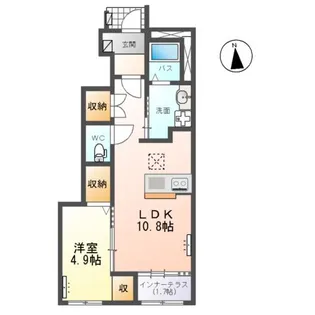 トータスV【1階】の間取り