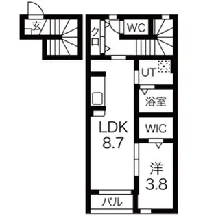 URBAN COURT松島(アーバンコート)【2階】の間取り