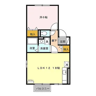 クラレンスホワイト Ⅰ・Ⅱ【2階】の間取り