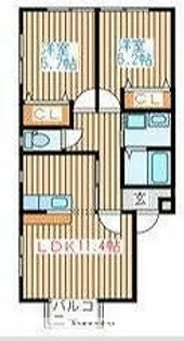 スカイフォレスト【1階】の間取り