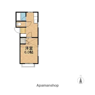 CUBBY弐番館【1階】の間取り