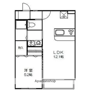 ブルーム・コート【2階】の間取り