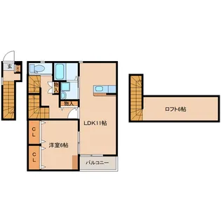 仮)アミューズSE【2階】の間取り
