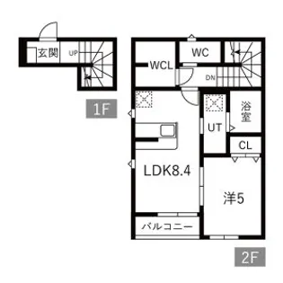 GRAN CLASS V(グラン クラス)【201号室】の間取り