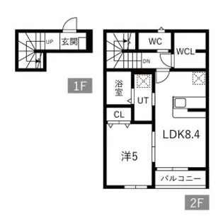 GRAN CLASS V(グラン クラス)【202号室】の間取り