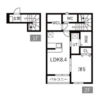 GRAN CLASS V(グラン クラス)【203号室】の間取り