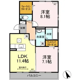 ドリームキャンパス I【1階】の間取り