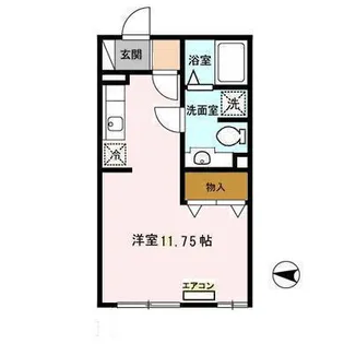 コスミオンセブン【1階】の間取り