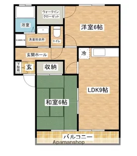 サンガーデン小川【2階】の間取り