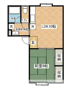 VILLAベルウッド【103号室】の間取り