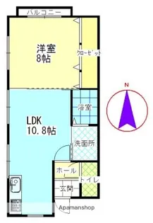 CORPOⅠSUNYOU【101号室】の間取り