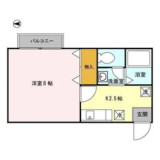 ウィルモア八柳【1階】の間取り