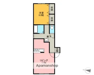 グランコートS・T【103号室】の間取り