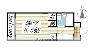 メゾン・ド・セドール【718号室】の間取り