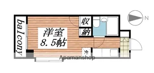 メゾン・ド・セドール【3階】の間取り