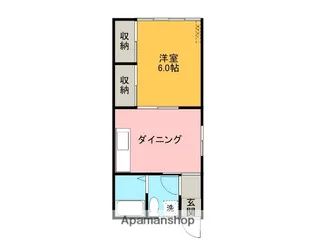 エスポワール【101号室】の間取り