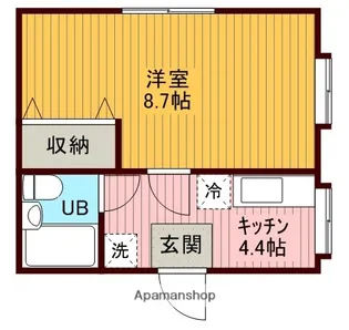 コーポウインザーⅡ【1階】の間取り