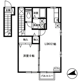 グランモア手形【2階】の間取り