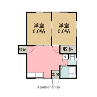 パレスメグ【2号室】の間取り