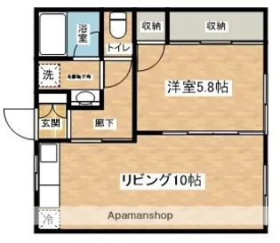 アースコート【2階】の間取り