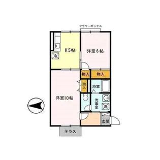 メモリー三千刈 A【1階】の間取り