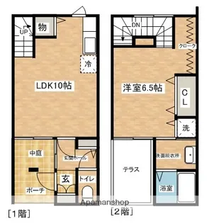 R−ISM FROORⅠ【103号室】の間取り