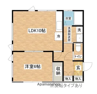メゾン一ノ口【B-101号室】の間取り