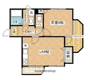 ヒルサイド大石【301号室】の間取り