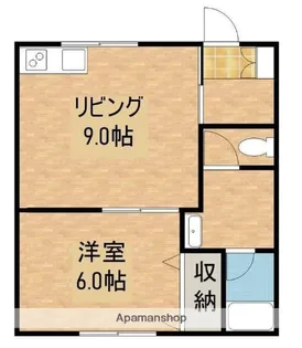 サンヴェール新町Ⅱ【2階】の間取り