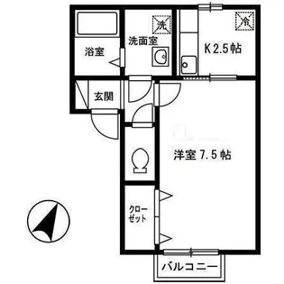 セジュールM【2階】の間取り