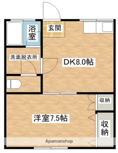 レジデンスユウ【203号室】の間取り