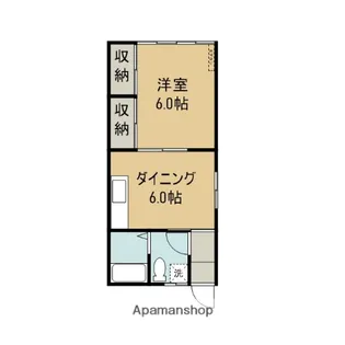 エスポワール【201号室】の間取り