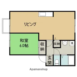 セントポールⅡ【201号室】の間取り