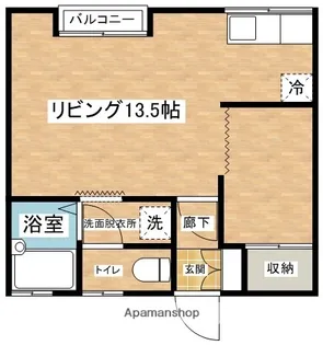 メゾン・リバートップ【1階】の間取り